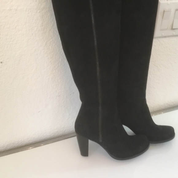Paola Ferri amadora suede over the knee boots - Picture 2 of 15